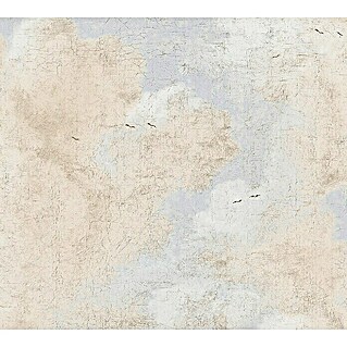 AS Creation History of Arts Vliestapete Wolkenhimmel (Blau/Creme, Grafisch, 10,05 x 0,53 m)