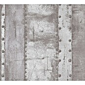 A.S. Création Industrial Vliestapete Patina (Hellgrau, Metalloptik, 10,05 x 0,53 m) | BAUHAUS