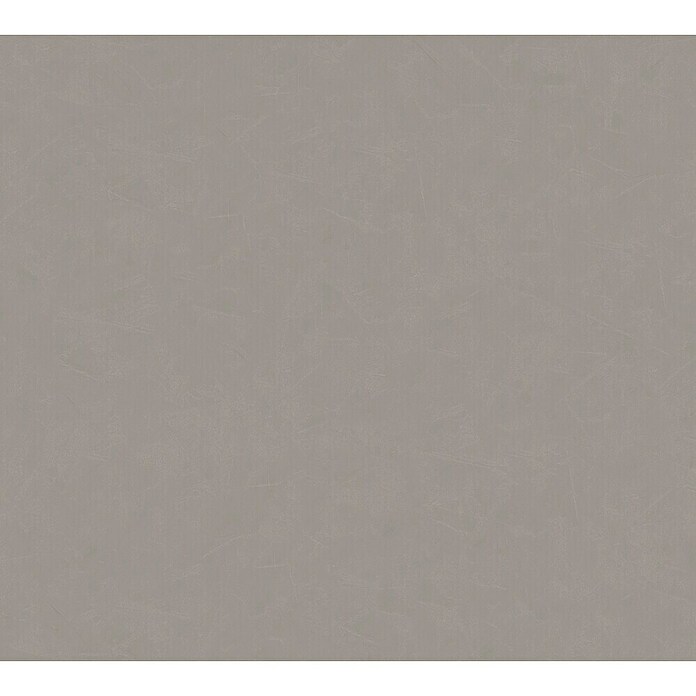 A.S. Création New Life Vliestapete mit leichter Schattierung (Taupe, Uni, 10,05 x 0,53 m) | BAUHAUS