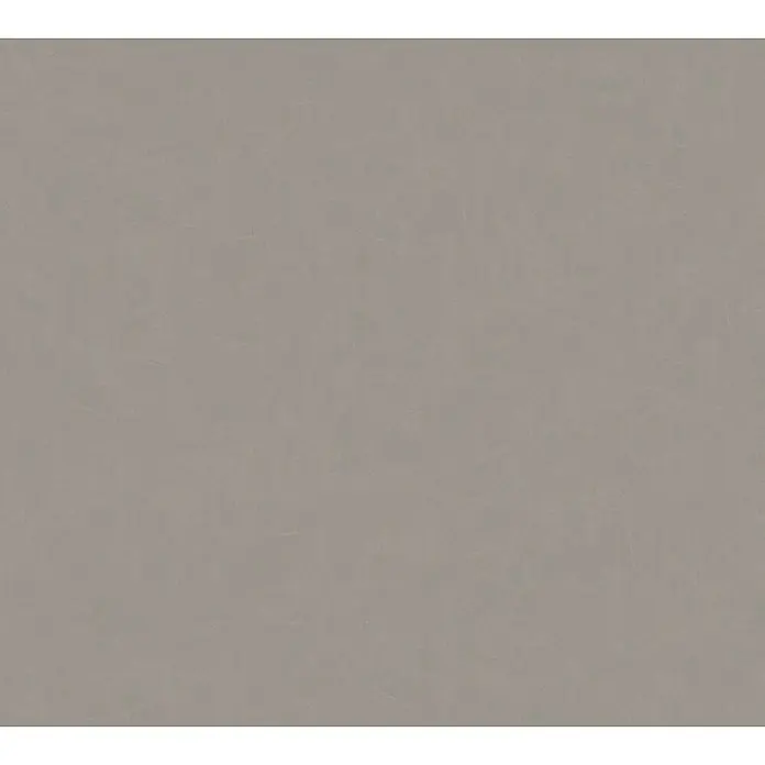 A.S. Création New Life Vliestapete mit leichter Schattierung - Taupe, Uni, 10,05 x 0,53 m - Eine Nahaufnahme einer hellgrauen, glatten Wand. Die Textur ist gleichmäßig, und es gibt kaum sichtbare Unebenheiten.