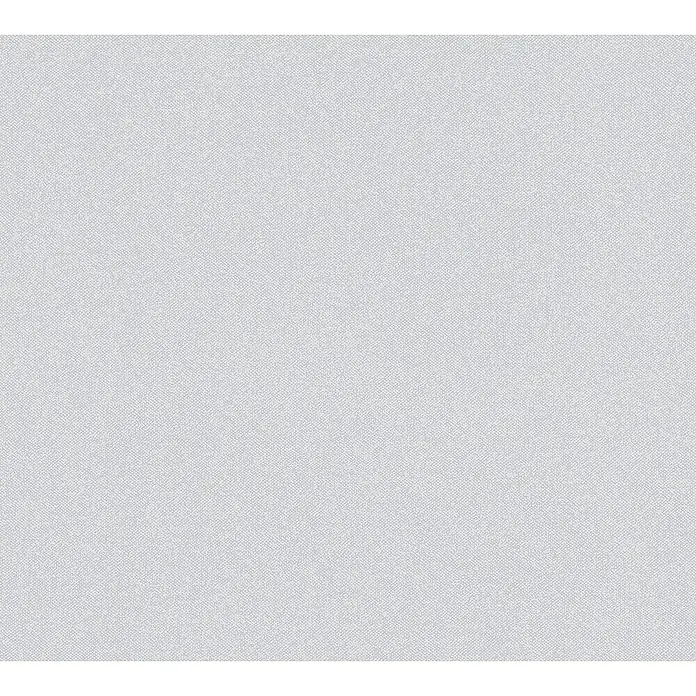 A.S. Création New Elegance Vliestapete I - Hellgrau, Uni, 10,05 x 0,53 m - Fein gewebtes Stoffmuster in einem sanften Grauton, ideal für Hintergründe und Texturen. Vielseitig einsetzbar und zeitlos elegant.