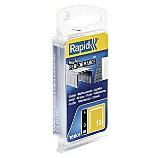 Rapid Klamerice Typ 13 (Duljina: 8 mm, Širina stražnje strane: 10,6 mm, 1.600 Kom.)