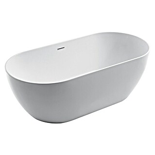 Camargue Freistehende Badewanne Trento (L x B: 150 x 75 cm, Sanitäracryl, Weiß)