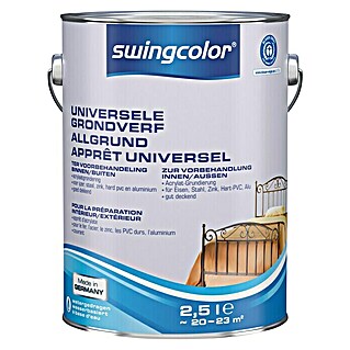 swingcolor Grondverf Universeel Acryl (Wit, 2,5 l, Mat)