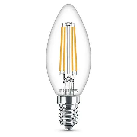 Philips  Bombilla LED Vela y lustre Transparente