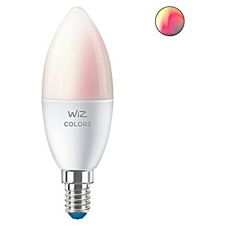 Philips Wiz Connected Bombilla LED inteligente Vela C37 (4,6 W, 470 lm, C37)