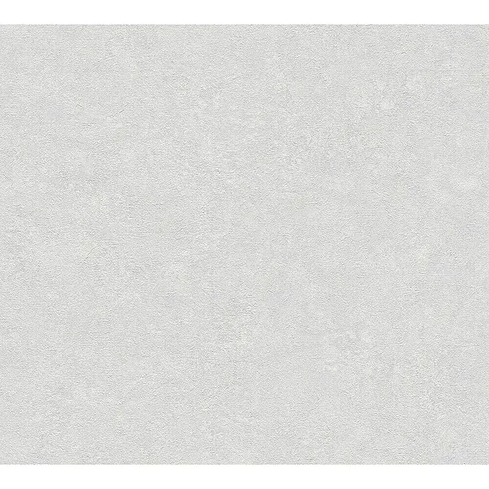 A.S. Création Industrial Vliestapete - Hellgrau, Uni, 10,05 x 0,53 m - Nahtloser, weißer, strukturierter Hintergrund für vielseitige Designanwendungen. Ideal für Texturen und subtile Muster.