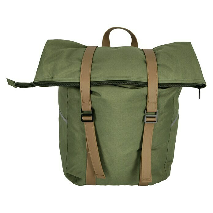 Gepäckträgertasche RetroVolumen: 25 l, Grün, Tragegriff Front View