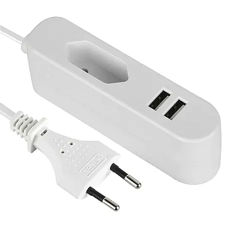 Voltomat  Verlängerungskabel mit USB