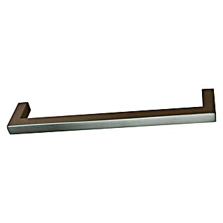 Tirador para muebles Cuadrado (Largo: 96 mm, Acero inoxidable)