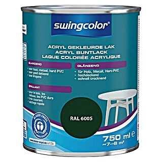 swingcolor Acryllak RAL 6005 Mosgroen (Mosgroen, 750 ml, Glanzend)