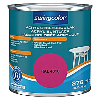 swingcolor Acryllak RAL 4010 Telemagenta (Telemagenta, 375 ml, Zijdemat)