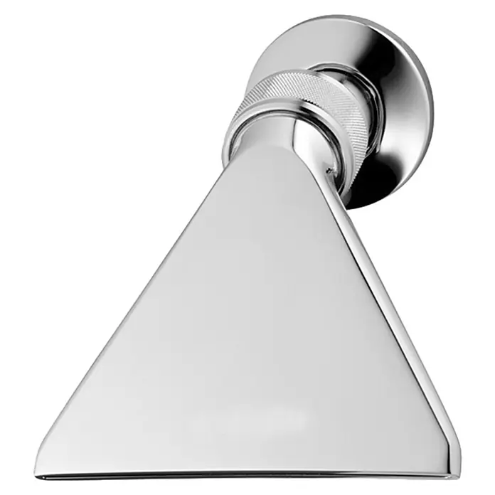 Hansa Jet Kopfbrause - 16,5 cm, 70,2 l/min, Anzahl Funktionen: 1 Stk., Chrom - Glänzender, verchromter Brausekopf mit einzigartiger, dreieckiger Form für ein modernes Badezimmerdesign.