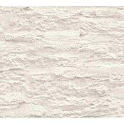 A.S. Création Elements Vliestapete (Creme/Weiß, Steinoptik, 10,05 x 0,53 m) | BAUHAUS