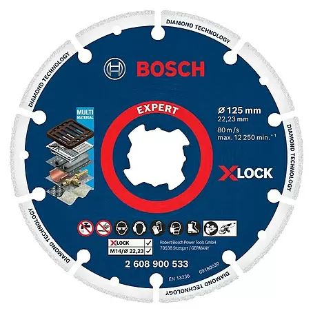 Bosch Professional X-Lock Diamant-Trennscheibe Diamond Metal Wheel X-Lock