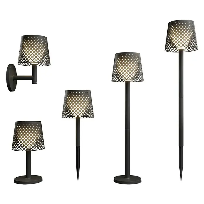 New Garden Lámpara decorativa solar Greta - 0,5 W, Negro, IP65 - Varias luces de exterior elegantes en diferentes diseños, creando un ambiente acogedor.