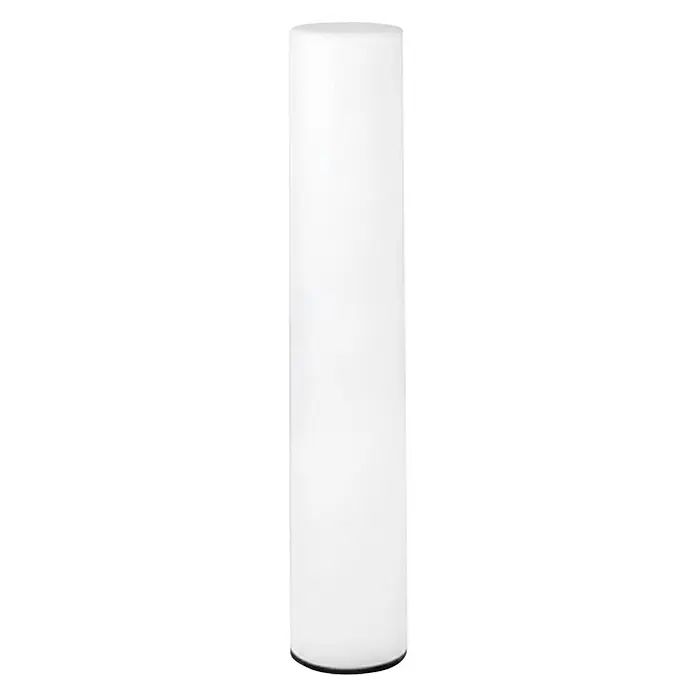 New Garden Außenstehleuchte Fity - Höhe: 100 cm, IP65, Weiß - Nahaufnahme eines weißen, zylindrischen Wasserfiltergehäuses, ideal für sauberes Trinkwasser.