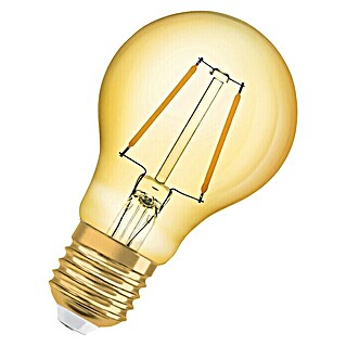 Osram LED-Lampe Vintage Edition 1906 Glühlampenform E27 (E27, 2,5 W, A60, 220 lm)