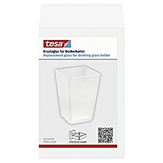 Tesa Ersatz-Zahnputzglas (Glas, Satiniert)