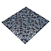 Mosaikfliese Quadrat Mix XCM M860 (32,2 x 30,5 cm, Schwarz, Glänzend)