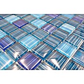 Mozaik pločica Quadrat Crystal XCM 8285  (32,7 x 30,2 cm, Plave boje, Sjaj) | BAUHAUS