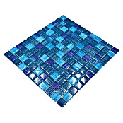 Mozaik pločica Quadrat Crystal XCM 8285  (32,7 x 30,2 cm, Plave boje, Sjaj) | BAUHAUS