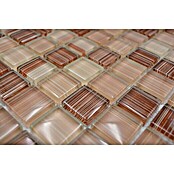 Mozaik pločica Quadrat Crystal XCM 8290  (32,7 x 30,2 cm, Bež boje, Sjaj) | BAUHAUS