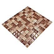 Mozaik pločica Quadrat Crystal XCM 8290  (32,7 x 30,2 cm, Bež boje, Sjaj) | BAUHAUS