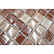 Mozaik pločica Quadrat Crystal XCM 8290  (32,7 x 30,2 cm, Bež boje, Sjaj) | BAUHAUS