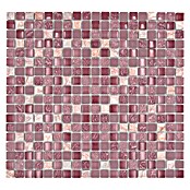 Mozaik pločica (32,2 x 30,5 cm, Rosa, Sjajno)