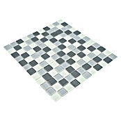 Mozaik pločica Quadrat Crystal Mix CM 4125  (32,7 x 30,2 cm, Sive boje, Sjaj) | BAUHAUS