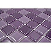 Mozaik pločica Quadrat Crystal Mix CM 4888  (32,7 x 30,2 cm, Lila, Sjaj) | BAUHAUS