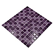 Mozaik pločica Quadrat Crystal Mix CM 4888  (32,7 x 30,2 cm, Lila, Sjaj) | BAUHAUS