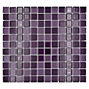 Mozaik pločica Quadrat Crystal Mix CM 4888  (32,7 x 30,2 cm, Lila, Sjaj) | BAUHAUS
