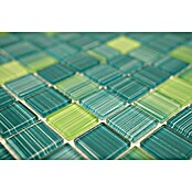 Mozaik pločica Quadrat Crystal CM 4250  (32,7 x 30,2 cm, Zelene boje, Sjaj) | BAUHAUS