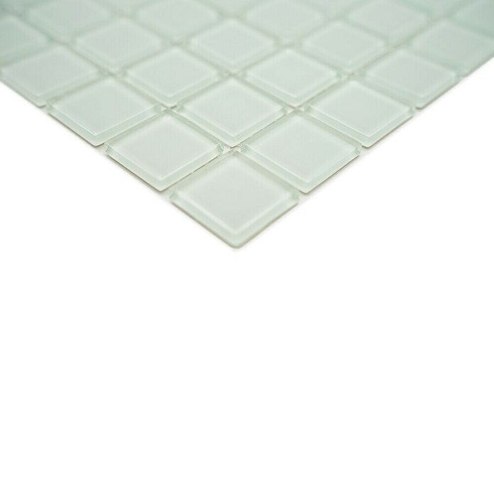 Mozaïektegel vierkant glas CM 4045 (32,7 x 30,2 cm, Wit, Mat) | BAUHAUS