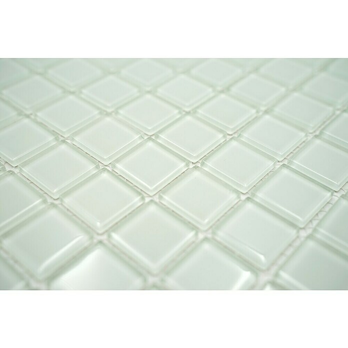 Mozaïektegel vierkant glas CM 4045 (32,7 x 30,2 cm, Wit, Mat) | BAUHAUS