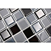 Mozaïektegel vierkant glas CM 4999 (32,7 x 30,2 cm, Grijs, Glanzend) | BAUHAUS