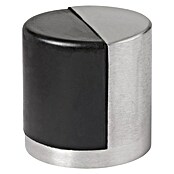 Stoper za vrata  (Ø x V: 40 x 40 mm, Vrsta montaže: Vijci, Srebrna-crna) | BAUHAUS