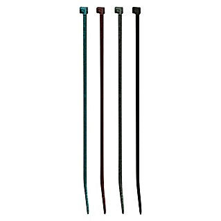Set de bridas para cables (Blanco, L x An: 14 x 3,4 cm, 50 ud.)