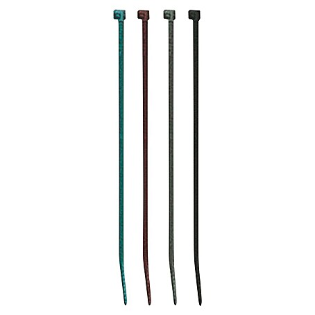 Set de bridas para cables (Blanco, L x An: 14 x 3,4 cm, 50 ud.)