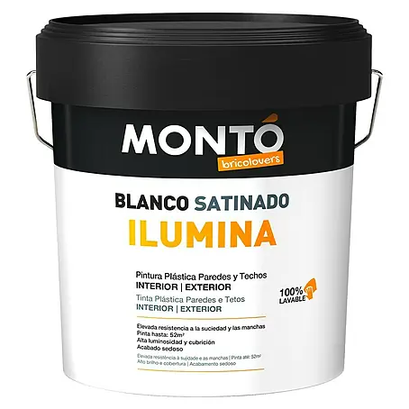 Montó Bricolovers Pintura para paredes y techos Ilumina