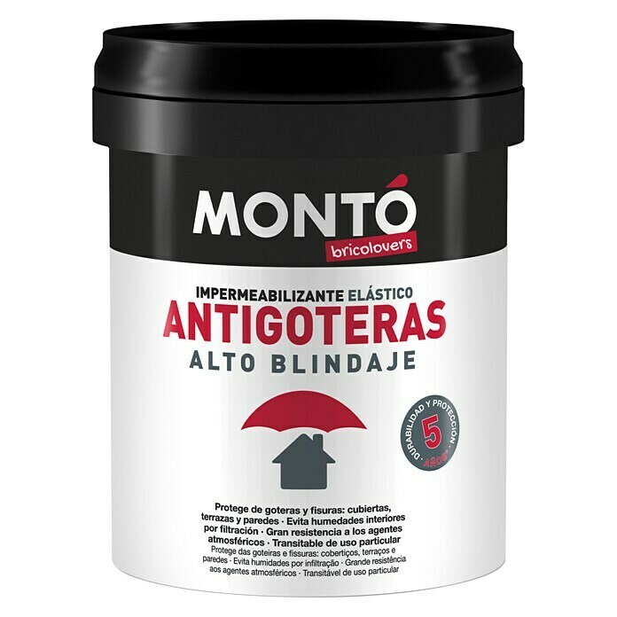 Montó Impermeabilizante Antigoteras Expresa (Blanco, 750 ml, Semimate)