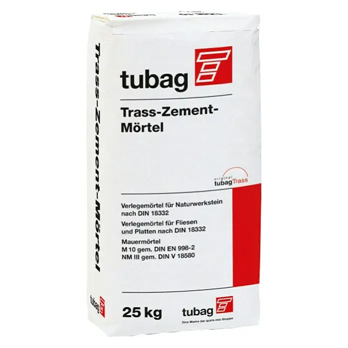 Trasszementmörtel25 kg, Chromatarm, Mineralisch