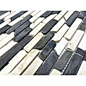Mozaik pločica MOS BRICK 115  (30,5 x 30,5 cm, Crno-bijele boje, Mat) | BAUHAUS