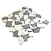 Mosaikfliese Mix CIOT 30/110 (30,5 x 30,5 cm, Weiß/Schwarz, Matt)