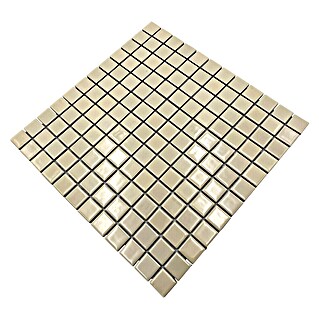 Mozaik pločica Quadrat Uni CG 164 (29,8 x 29,8 cm, Bež boje, Sjaj)