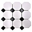 Mosaikfliese OCTA G 948N (30 x 30 cm, Weiß/Schwarz, Matt) | BAUHAUS
