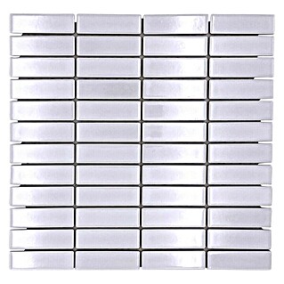 Mozaïektegel rechthoek Architecture ST 310 (29,7 x 29 cm, Wit, Glanzend)