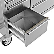 Güde Werkstattwagen GW 10 INOX (L x B x H: 493 x 1.435 x 905 mm, Anzahl Schubladen: 10 Stk., Silber) | BAUHAUS